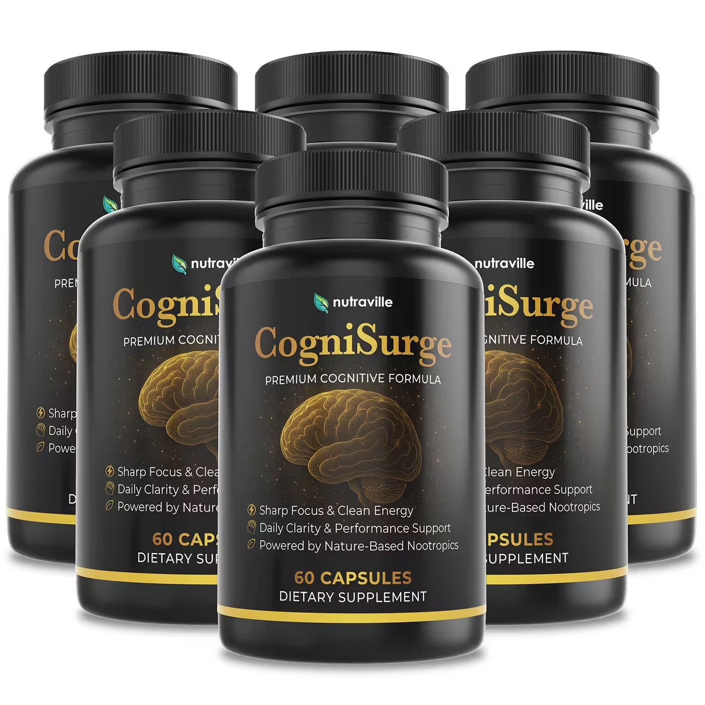 CogniSurge 6 Bottle Pack